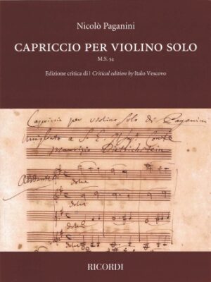 Capriccio for Violin Solo Capriccio for Violin Solo