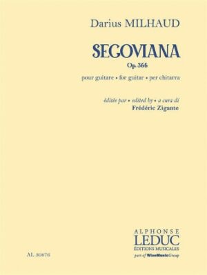 Segoviana, Op. 366 Segoviana, Op. 366