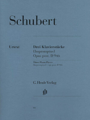 3 Piano Pieces (Impromptus) op. post. D 946 3 Piano Pieces (Impromptus) op. post. D 946