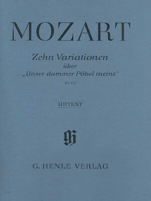 10 Variations on Unser Dummer Pöbel Meint K455 10 Variations on Unser Dummer Pöbel Meint K455