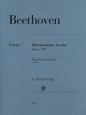 Piano Sonata No. 31 in A Flat Major Op. 110 Piano Sonata No. 31 in A Flat Major Op. 110