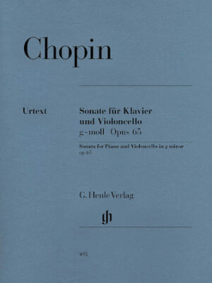 Sonata for Violoncello and Piano G minor Op. 65 Sonata for Violoncello and Piano G minor Op. 65