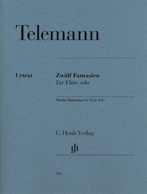 12 Fantasias for Flute Solo TWV 40:2-13 12 Fantasias for Flute Solo TWV 40:2-13