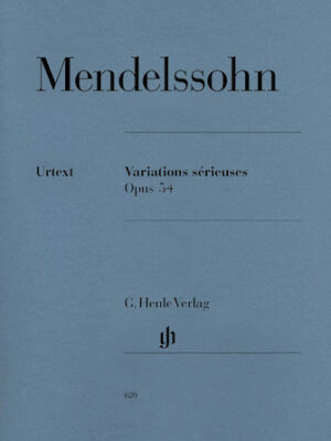 Variations Sérieuses, Op. 54 Variations Sérieuses, Op. 54