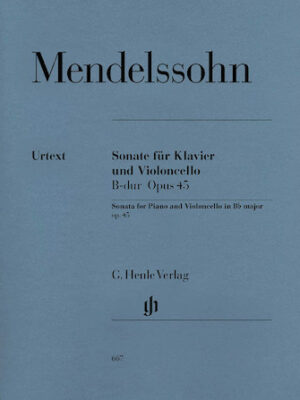 Sonata for Piano and Violoncello B Flat Major Op. 45 Sonata for Piano and Violoncello B Flat Major Op. 45