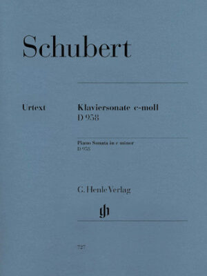 Piano Sonata C minor D 958 Piano Sonata C minor D 958