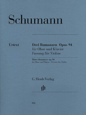 3 Romances for Oboe and Piano Op. 94 3 Romances for Oboe and Piano Op. 94