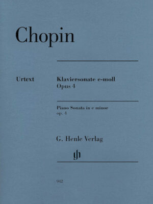 Piano Sonata in C minor, Op. 4 Piano Sonata in C minor, Op. 4