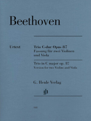 Trio in C Major, Op. 87 Trio in C Major, Op. 87