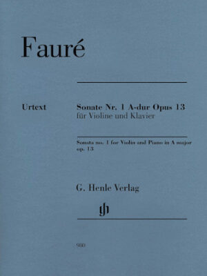 Sonata No. 1 in A Major, Op. 13 for Violin and Piano Sonata No. 1 in A Major, Op. 13 for Violin and Piano