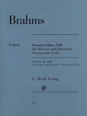 Clarinet Sonata (or Viola) Op. 120 Nos. 1-2 Clarinet Sonata (or Viola) Op. 120 Nos. 1-2