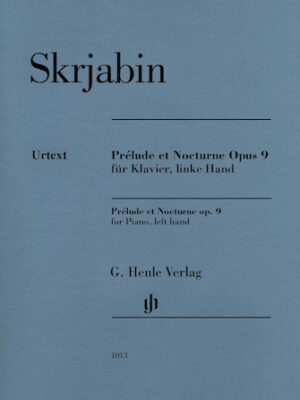 Prélude et Nocturne, Op. 9 Prélude et Nocturne, Op. 9