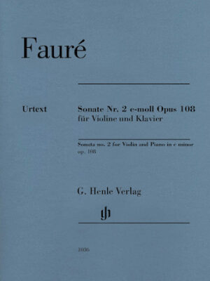 Violin Sonata No. 2 in E minor, Op. 108 Violin Sonata No. 2 in E minor, Op. 108