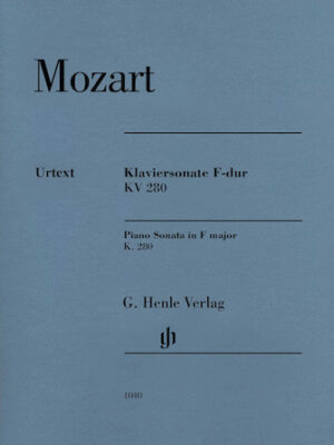Piano Sonata in F Major K280 (189e) Piano Sonata in F Major K280 (189e)