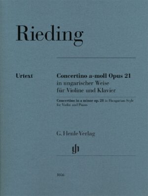 Concertino In Hungarian Style in A Minor, Op. 21 Concertino In Hungarian Style in A Minor, Op. 21