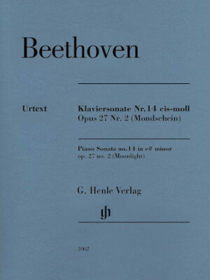 Piano Sonata No. 14 in C-sharp minor, Op. 27, No. 2 (Moonlight) Piano Sonata No. 14 in C-sharp minor, Op. 27, No. 2 (Moonlight)