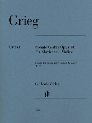 Violin Sonata in G Major, Op. 13 Violin Sonata in G Major, Op. 13