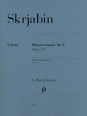 Piano Sonata No. 5, Op. 53 Piano Sonata No. 5, Op. 53