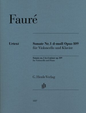 Cello Sonata No. 1 in D minor, Op. 109 Cello Sonata No. 1 in D minor, Op. 109