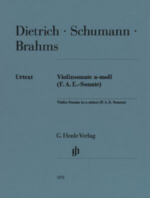 Violin Sonata in a Minor (F.A.E. Sonata) Violin Sonata in a Minor (F.A.E. Sonata)