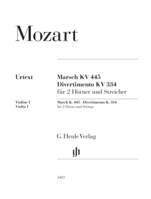 March K. 445 Divertimento K. 334 March K. 445 Divertimento K. 334