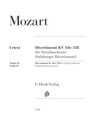 Divertimenti K. 136-138 (Salzburg Divertimenti) Divertimenti K. 136-138 (Salzburg Divertimenti)